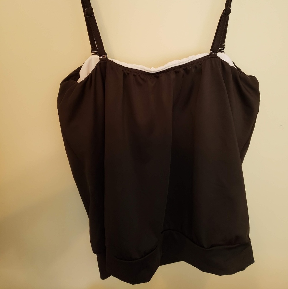Swimsuit Tankini 2 Pc Black Venus